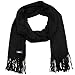 Falari Men Knitted Winter Scarf 2098-BLACK