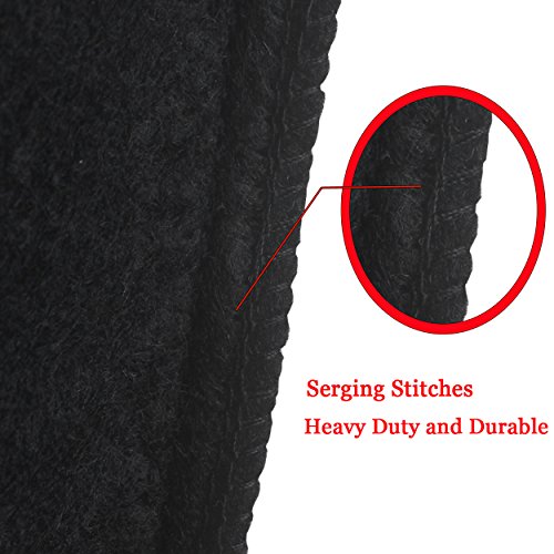 Growsun 15 Gallon 5 Pack Black Grow Bag Fabric Plant Pots with Handles - Thumbnail 4