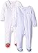 Carter's Baby Cotton Sleep and Play (Pack of 2), Owl/Strawberry, 3 Months