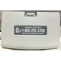 Game Boy Advance (GBA) Artic (White) Battery Compartment Cover (Lid)