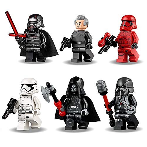 LEGO 75256 Star Wars Kylo Rens Shuttle, Raumschiff-Bauset mit 2 Spring Shootern, Der Aufstieg Skywalkers Kollektion – Bild 3
