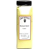 1-Pound Premium Ground Dry Mustard Seed Powder (16 Ounce Dried Bulk Size)