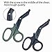 Medical Shears,EFORCAR Trauma Bandage Scissors,EMT Paramedics Nurses First aid Sharp Stainless Steel Saw Tooth Black Green Scissors,(2 Pack)