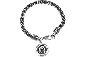 Sportybella Wrestling Mom Charm Bracelet- Women's Wrestling Jewelry - Perfect Gifts for Moms