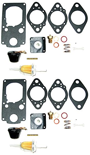 BROSOL 40-44 EIS, KADRON MASTER REBUILD KITS BY RADKE, WITH FLOATS,PAIR, FOR 2 CARBS