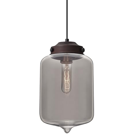 Besa Lighting 1jt Olinsm Br Olin One Light Cord Pendant With