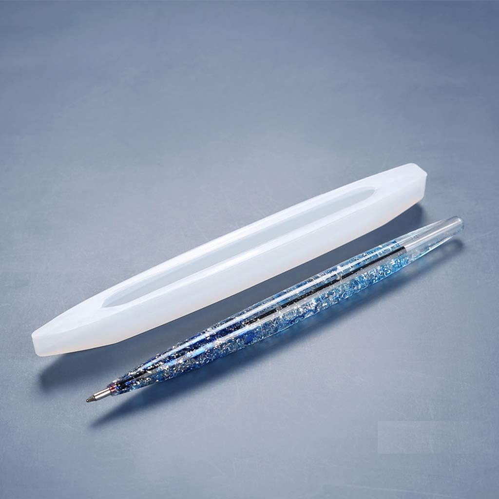Pen Silicone Mold -MOMU-Ballpoint Pen UV Epoxy Resin Casting Mold Penholder Silicone Mold DIY Art Craft