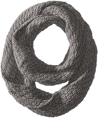 Chaos Hats Women's Sasha Chunky Knit Loop Scarf, Grey, One Size