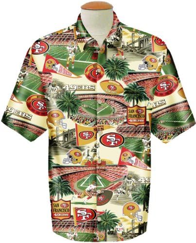 san francisco 49ers hawaiian shirt