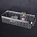 HI HOMEIDEAS Shower Caddy Corner Metal Basket Stainless Steel Shower Basket Bathroom Shower Shelf Toiletries Organizer Rustproof,Wall Mount,Brushed Finish