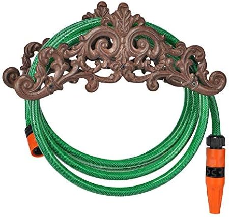 Spetebo Robuster Wandschlauchhalter Aus Gusseisen Halterung Fur Gartenschlauch Antik Garten Schlauchhalter Amazon De Garten