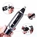 Nose Hair Trimmer, GeeBright Wet/Dry Ear & Nose Hair Clippers with LED Light for Men and Women, Battery Operated (not included)