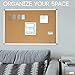 Ilyapa 36 x 48 Inch Cork Board – Aluminum Framed Large Corkboard Bulletin Board for Home, Office or Dorm