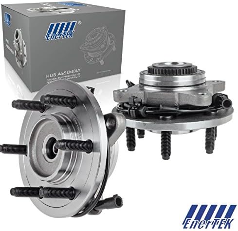 Hub and Bearing Assembly, 2 Pcs Front Right Left Polished Wheel Hub Bearings for 2003-06 Lincoln Navigator 4WD AWD, 2003-2006 Ford Expedition 4WD