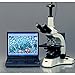 AmScope MU300 3.0MP Microscope Digital Camera, USB 2.0, Includes Software and Reduction Lens