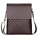 VICUNA POLO Business Man Bag Classic Plaid Design Men Messenger Bag Shoulder Bag(brown)