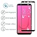 Samsung Galaxy J8 2018 Screen Protector(2 Pack),Lesenda [ HD Clear][Full Coverage][2.5D Curved Edge] [9H Hardness ][Scratch Free ] Tempered Glass Screen Protector for Samsung Galaxy J8 2018(Black)