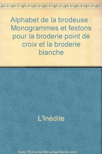 Alphabet de la brodeuse