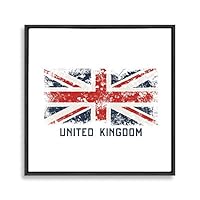 Framed Canvas Wall Art London and NYC Canvas Prints Home Artwork Decoration for Living Room,Bedroom - 16x16 inches