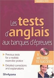 Les  tests d'anglais aux banques d'épeuves