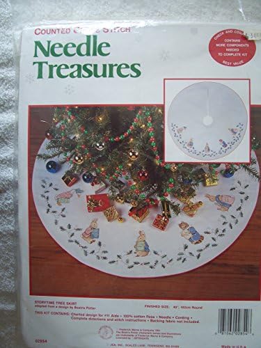 Storytime Tree Skirt Counted Cross Stitch (Beatrix Potter) Kit