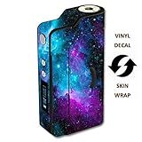 Sigelei 150W Temp Control Vape E-Cig Mod Box Vinyl DECAL STICKER Skin Wrap / Nebula Galaxy Space Design Pattern Print