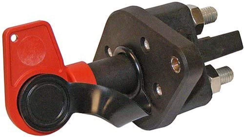 HELLA 6EK 002 843-121 Main Switch, battery - Turn knob control - 24V - Number of connectors: 2 - Bolted - Normally Open Contact - Oval