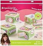 American Girl Crafts Decorated Treasure Box Party Activity Kit, Health Care Stuffs