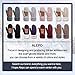 Winter Wool Mitten Gloves For Women, Warm Knit Touchscreen Thermal Cable Gloves With Thick Fleece Lining (Black)