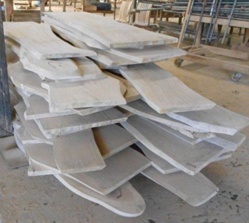 Mango slabs with natural edge or wane, planed and sanded 1 inch thick kiln dried