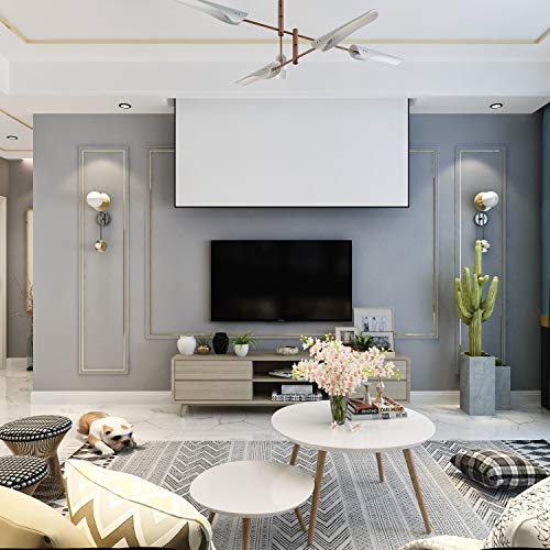 PUTORSEN® TV/Monitor Wall Bracket Mount Swivel and Tilt for Most 13’’-42’’ LED, LCD, OLED Flat Screen TVs and Monitors with VESA 75x75-200x200mm up to 20 KG, Full Motion Monitor Wall Bracket