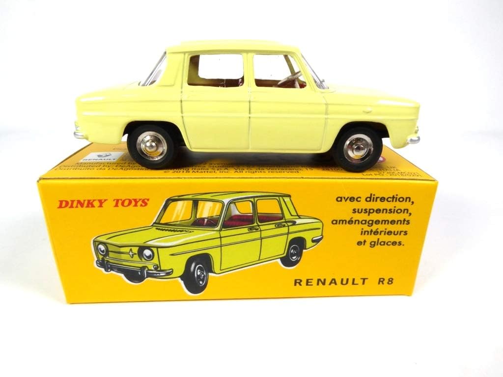Générique RENAULT 8 R8 YELLOW - ATLAS DINKY TOYS - NOREV COLLECTIBLE CAR - 517 - Image 3