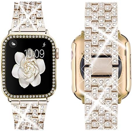 Supoix Compatible with Apple Watch Band 38mm 40mm 42mm 44mm Case