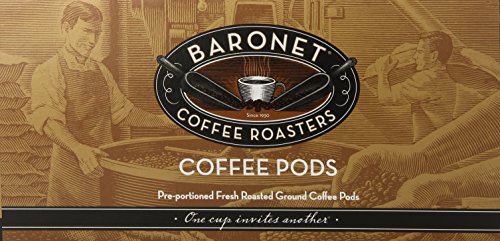 BARONET COFFEE DECAF HAZELNUT, 18-COUNT COFFEE PODS (PACK OF 3)