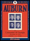Auburn Tigers 2013 Vintage Football Calendar by 