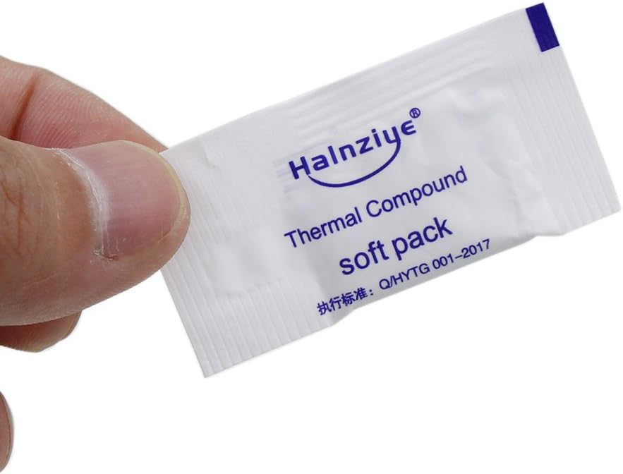 100pcs White Soft Pack Silicone Thermal Grease Silicone Compound Paste For CPU GPU LED