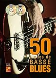 Tauzin Bruno 50 Lignes De Basse Blues Guitar Book/Cd/Dvd (French Edition) by