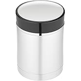THERMOS Stainless Steel Food Jar, 16 Ounce, Black