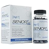 High T - Senior Testosterone Booster Supplement- Supports Prostate and Cardiovascular Health, Natural Energy Booster-90 Count