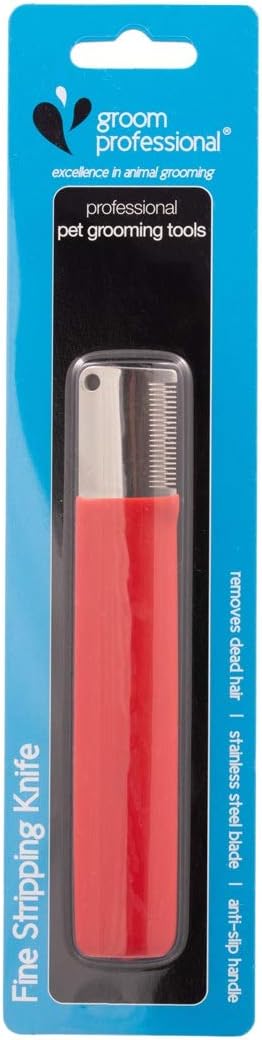GROOM PROFESSIONAL Stripping Knife for Dogs, Heavy-Duty Hand Stripping Knife for Grooming, Professional Hair Stripping - Image 4