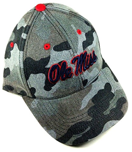 Warrior Ole Miss Rebels Grey Camo Adjustable Hat Desertcart INDIA