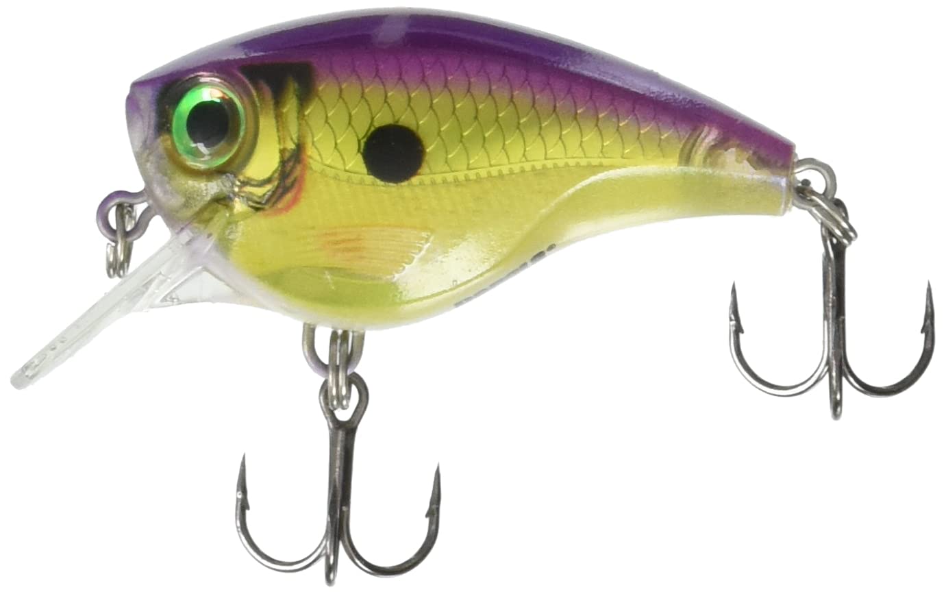 Rapala BX Brat Bill Square Lure with Two No. 6 Hooks, 1.8 m Swimming Depth, 5 cm Size, Rock Solid