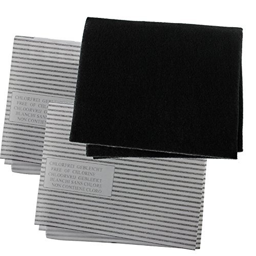 Spares2go Cooker Hood Carbon Grease Filter Kit For Turboair Kitchen Extractor Fan Vent