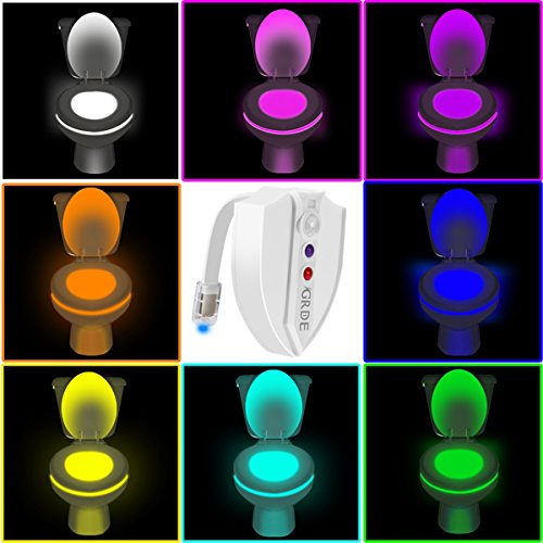 Toilet Light with UV Sterilizer Motion Activated LED Night Light