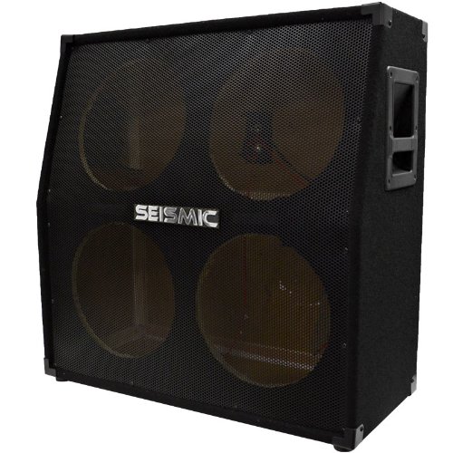 Seismic Audio - SA-412SlantEmpty - 4x12 Slant Empty Guitar Cabinet - No Woofers / Speakers - Live Sound Pro Audio New
