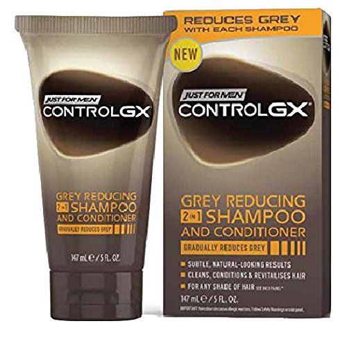 Just for Men Control Gx 2 in 1 Shampoo and Conditioner Grey Boxed (2 Pack)