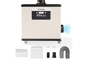 FUMEGO Laser Fume Extractor Compatible with xTool S1/P2/F1 Ultra Under 60W Laser Engravers, Fume Extractor 200W Power & 177 CFM, Fume Extractor for Laser Cutter with HEPA Filter & 11 Pre-Filters
