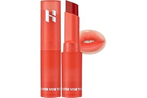 HOLIKA HOLIKA Water Vibe Tint - Long Lasting Lip Stain with Vivid Juicy Colors, Transfer Proof Lip Tint, Buildable Formula for Daily Lip & Cheek Makeup, 0.1oz (04 PUDDLE)
