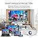 Home Wifi Bluetooth Projector 4400lm WXGA Multimedia Digital HD LED LCD Wireless Smart Video Projectors with Bluetooth HDMI USB VGA AV Support 1080P for iOS Android DVD Laptops TV Outdoor Movie Gamingthumb 2