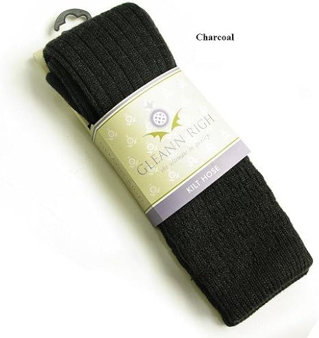 charcoal kilt socks